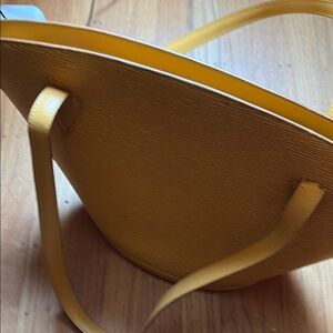 Louis Vuitton Yellow Tote Bag Minimalist Design